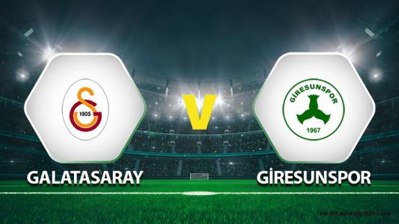 Giresunspor 0-2 Galatasaray maç sonu özet