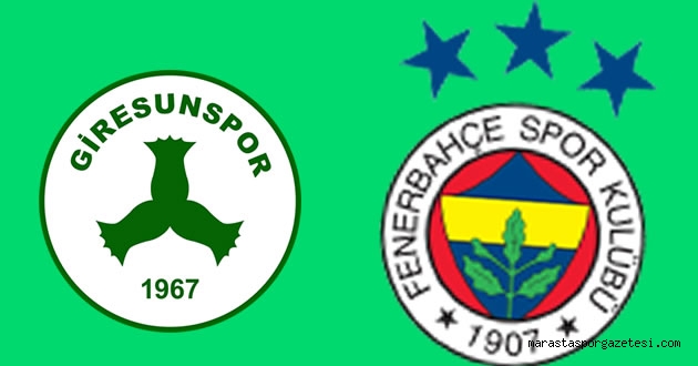 Giresunsporumuz 1-3 Fenerbahçe maç sonu özet