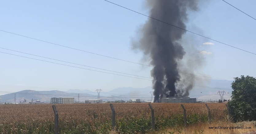 Kahramanmaraş’ta Yediemin otoparkında yangın! Araçlar cayır cayır yanıyor