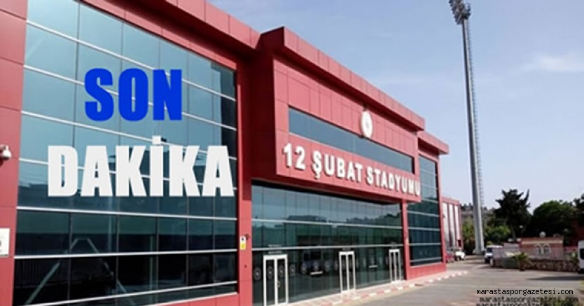 Kahramanmaraşspor maçlarını 12 Şubat stadında oynayacak mı? İşte detaylar
