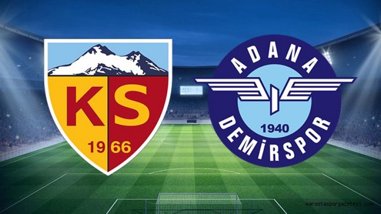 Kayserispor 1-1 Adana Demirspor maç sonu özet