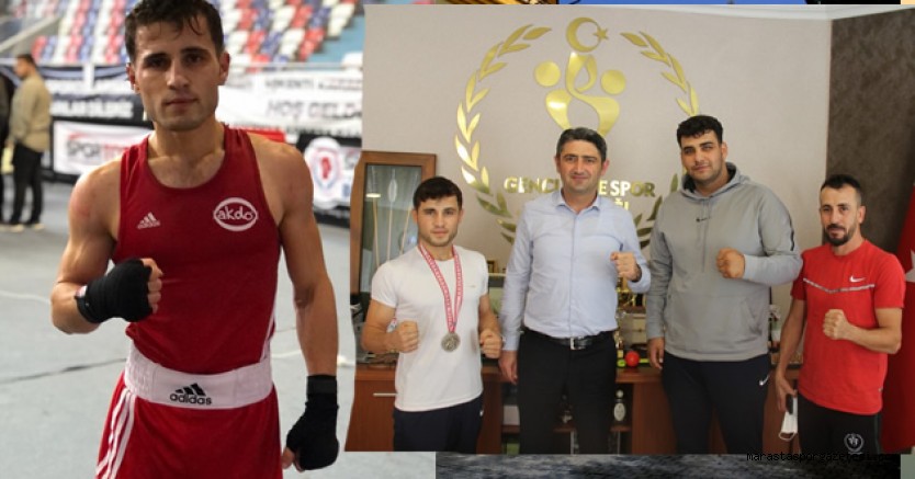 Kahramanmaraş’lı Boksörümüz Halil Bucak Türkiye 2.si Oldu