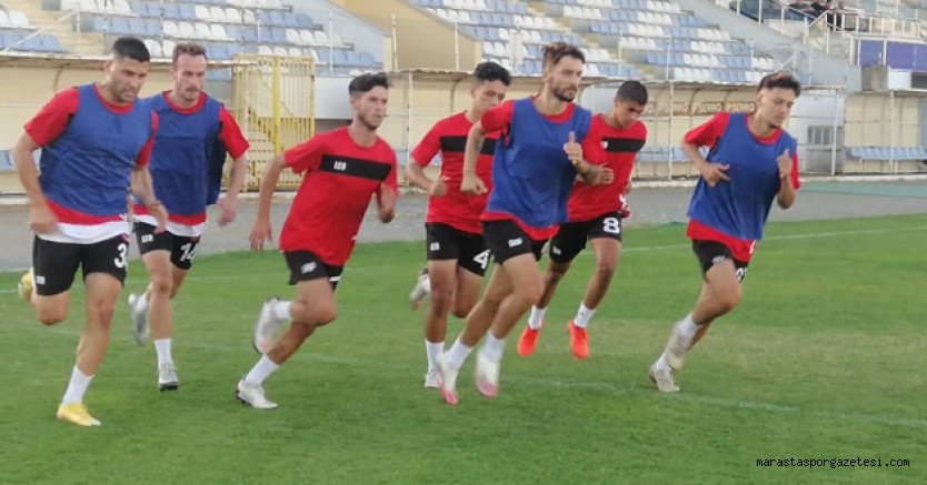 Kahramanmaraşspor, Sarıyer maçı hazırlıklarına alt yapı sorumlusu gözetiminde başladı