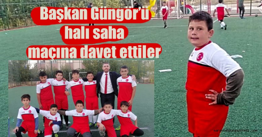 Genç Futbolculardan Başkan Güngör’e Forma Teşekkürü