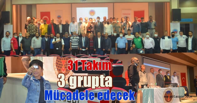 Kahramanmaraş 1. Amatör Liginde gruplar belli oldu! fikstür çekildi