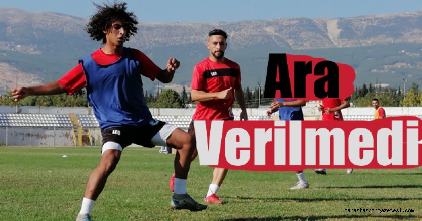 Kahramanmaraşspor’da, Vanspor ile oynayacağı maçın hazırlıkları başladı