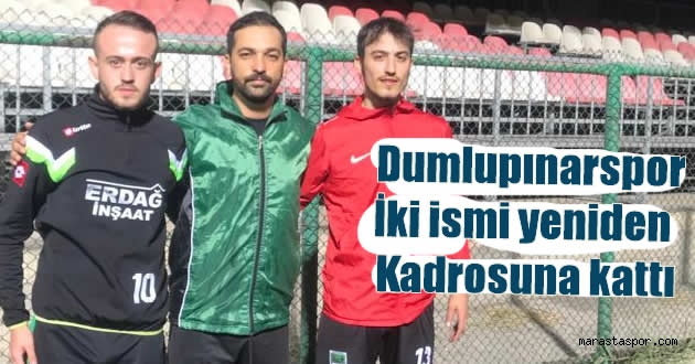 Oğuz ve Mustafa Nahırönü Dumlupınarspor’da