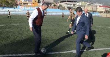 Celalettin Güvenç ve Osman Okumuş’un yaptığı başlama vuruşu gülümsetti