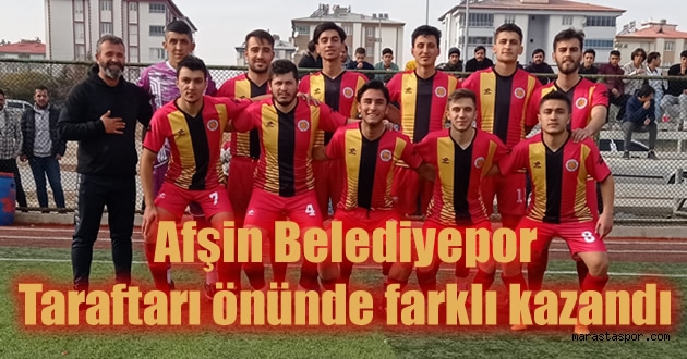 Afşin Belediyspor 7-1 Kahramanşehirspor