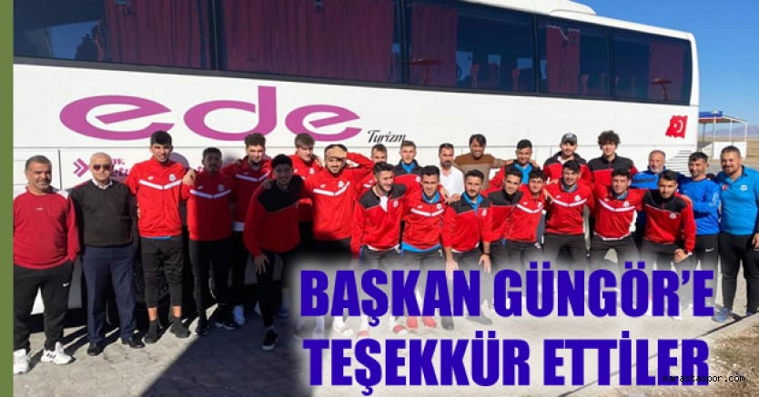 Andırın Yeşildağspor’a Büyükşehir ulaşım desteğini verdi