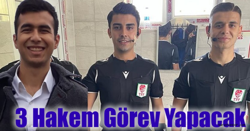 Bölgesel Amatör Lig maçında Kahramanmaraş Bölgesi hakemlerine görev