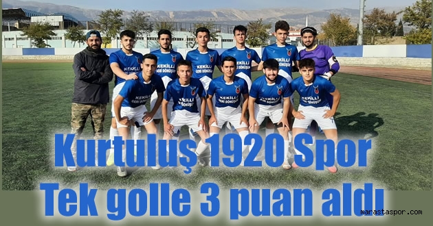 Dulkadiroğlu 1337 Spor 0-1 Kurtuluş 1920 Spor