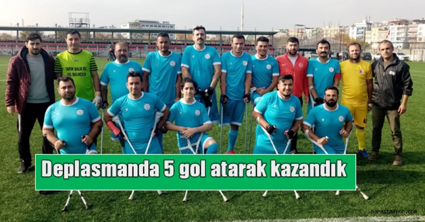 Kahramanmaraş Ampute deplasmanda kazandı! Lider oldu