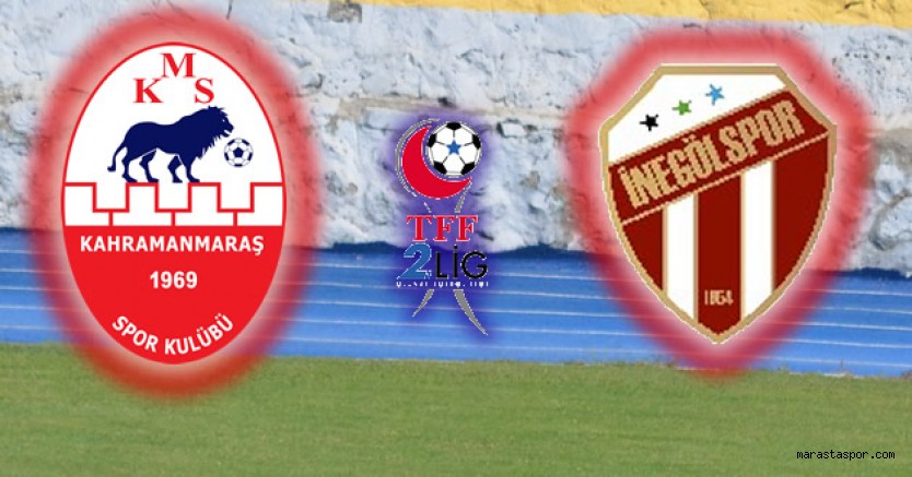 Kahramanmaraşspor 0-1 İnegölspor maç sonu özet