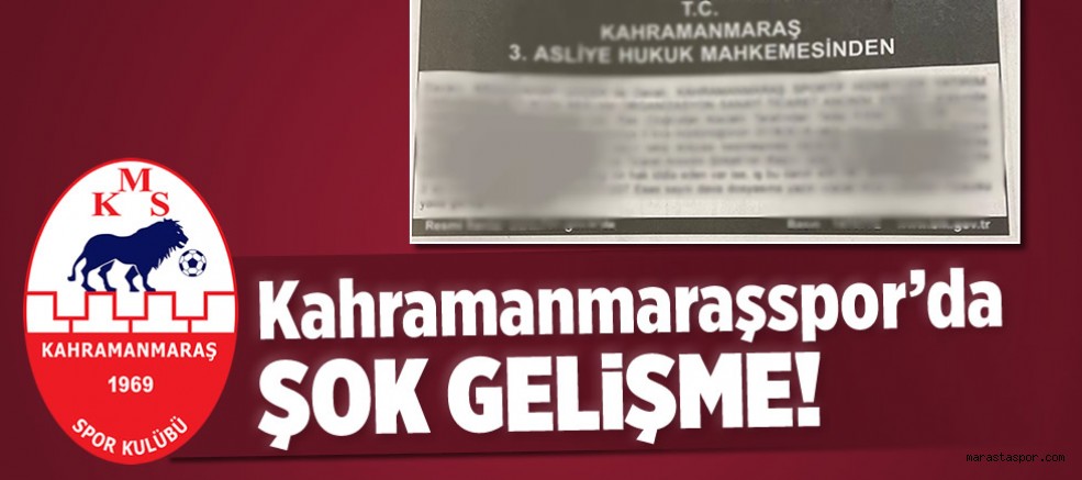 Kahramanmaraşspor’un iflası talep edildi