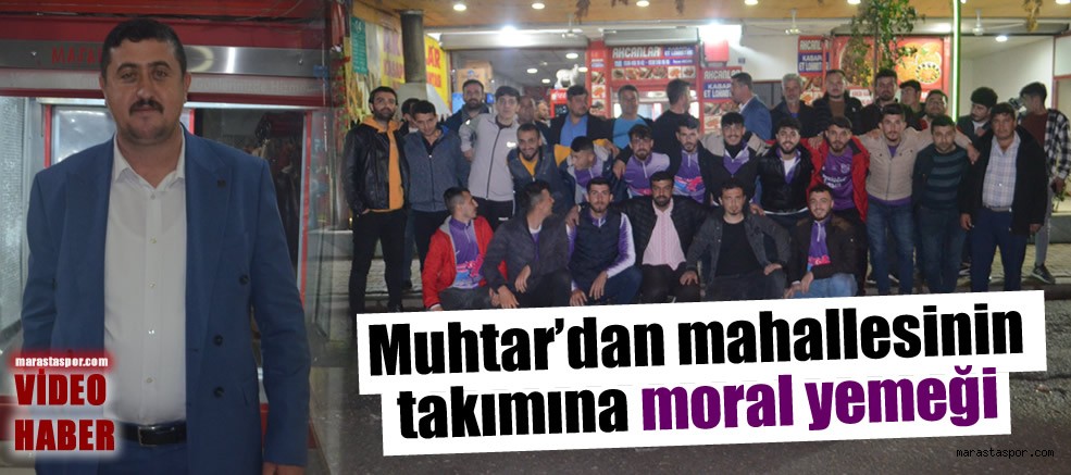 Muhtar Sivri’den Karaziyeretspor’a yemek jesti
