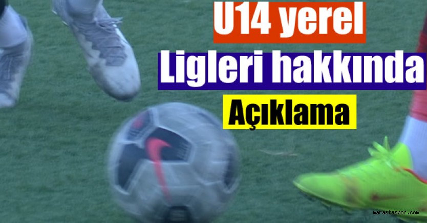 U14 yerel ligleri hakkında bilgilendirme yapıldı