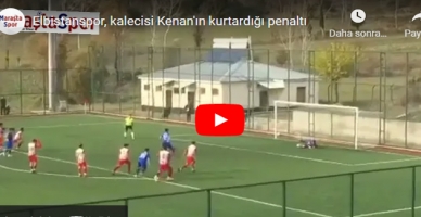 Kahramanmaraş’lı Kaleci penaltıyı kurtardı gole izin vermedi