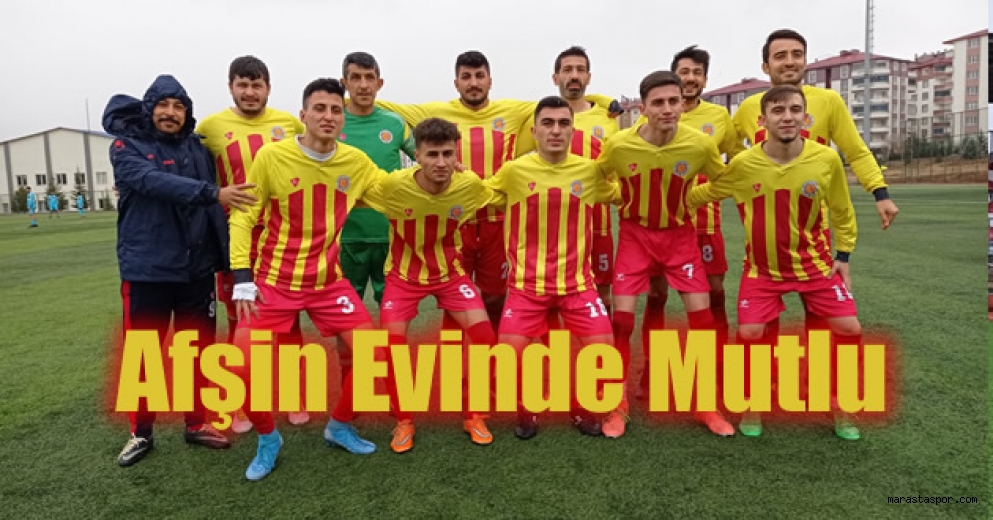 Afşin Belediyespor, Arsan Sümerspor’u mağlup etti