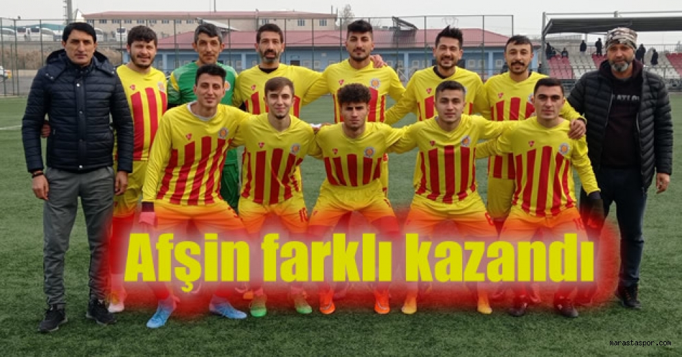 Afşin Belediyespor, AS Vefa’yı farklı mağlup etti