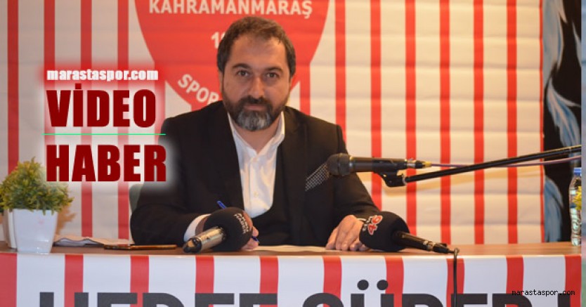 Alaaddin Devlet Ülger, Kahramanmaraşspor ile ilgili basın toplantısı yaptı