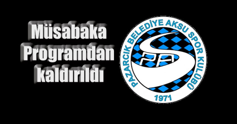 Amatörde İlk çekilen takım Pazarcık Aksuspor oldu