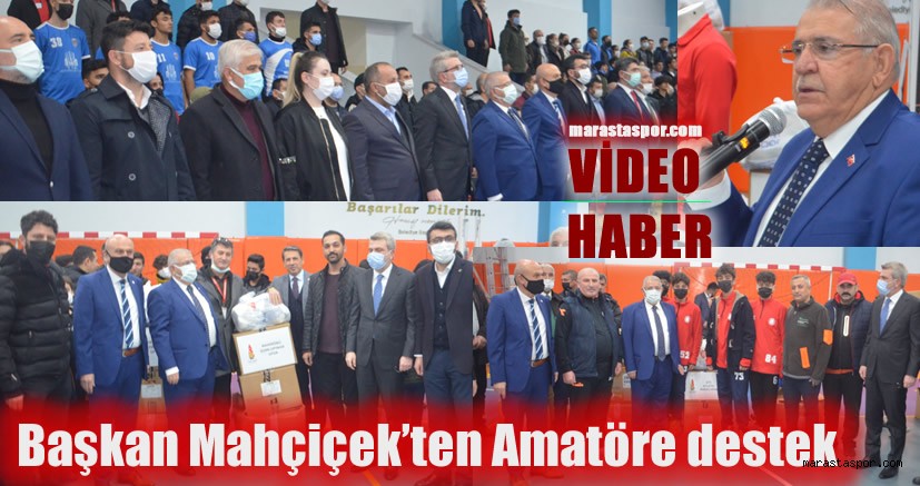 Başkan Mahçiçek’ten Amatör Spor Kulüplerine malzeme desteği