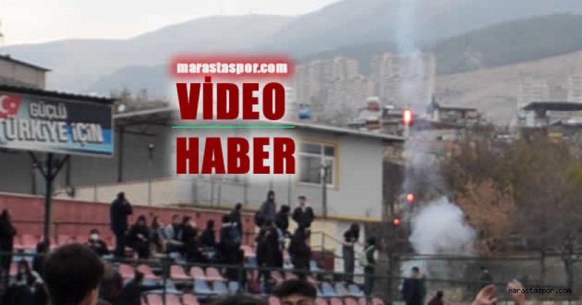 Batıpark Futbol sahasında Havai Fişekli Kutlama Yaptılar