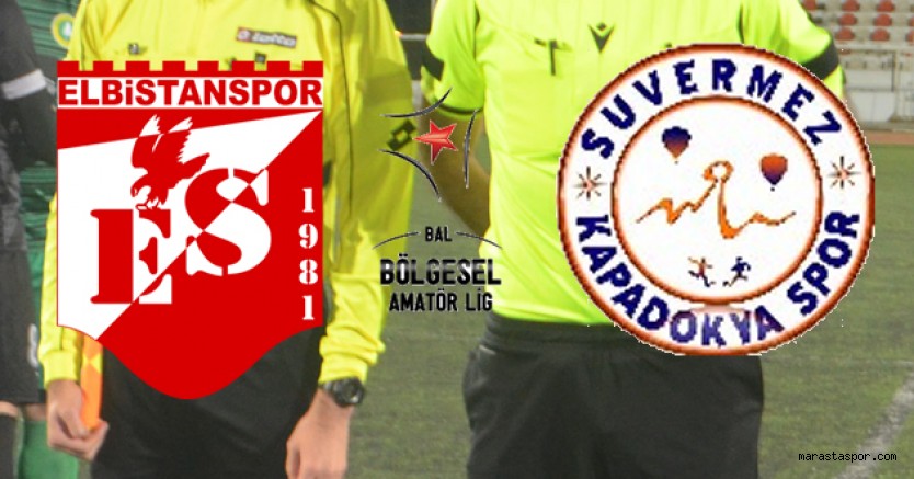 Elbistanspor’un, Suvermez Kapadokyaspor ile oynayacağı maçın hakemleri açıklandı
