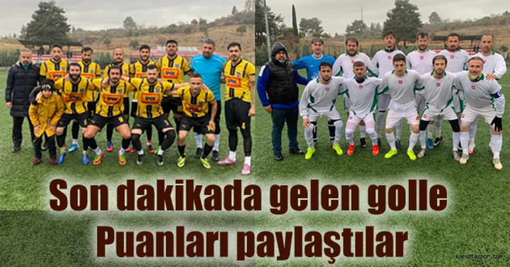 Ferhuş Karacasuspor ile Kurtuluş Futbolspor berabere kaldı