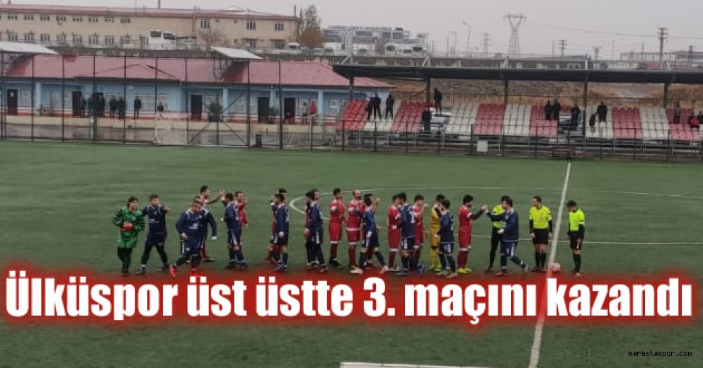 Göksun Ülküspor, Elmalarspor ‘u mağlup etti.