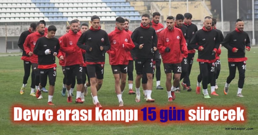 Kahramanmaraşspor’da devre arası kamp tarihi belli oldu