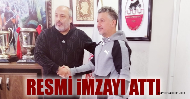 Kahramanmaraşspor’da yeni teknik direktör belli oldu