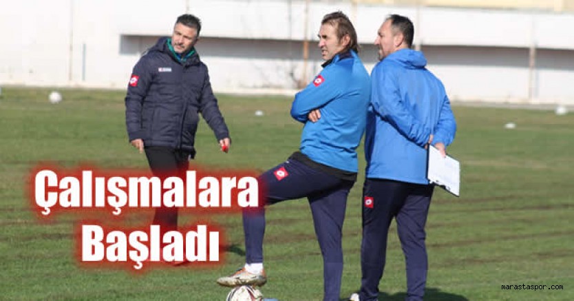 Kahramanmaraşspor’un başında çalışmalara başladı