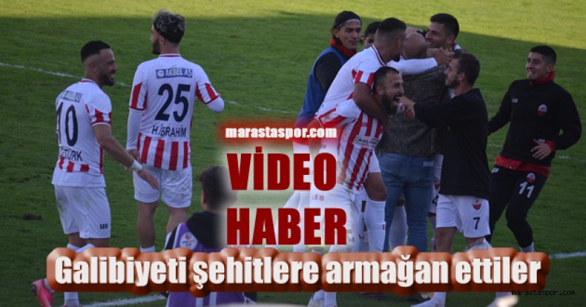 Maç sonu oyuncular büyük sevinç yaşadı