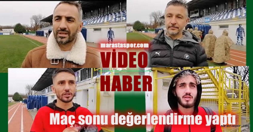Maç sonu teknik ekip ve oyuncular açıklamalarda bulundu.