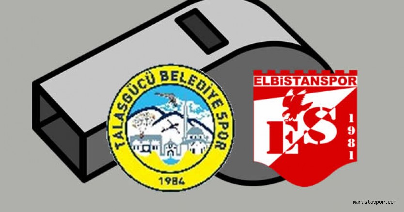 Talasgücü Belediyespor, Elbistanspor maçının hakemleri açıklandı