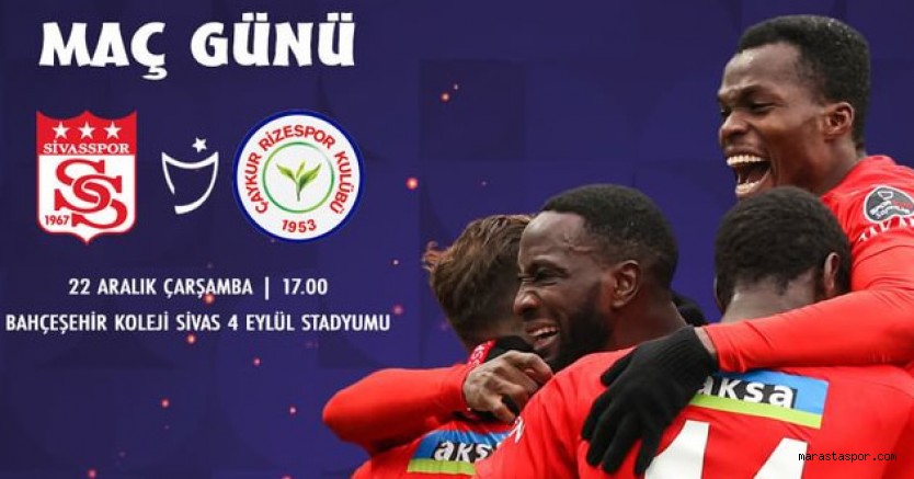 Sivasspor 1-1 Rizespor özet