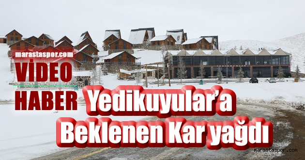 Yedikuyular’a Mevsimin İlk Karı Düştü!