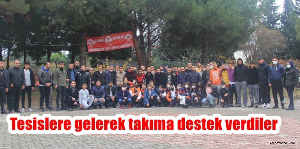 Yeni taraftar grubundan Kahramanmaraşspor’a moral ziyareti
