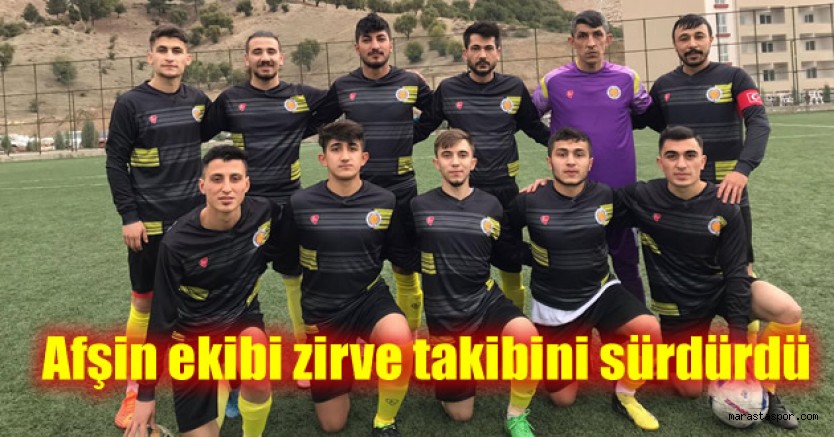 Afşin Belediyespor, Mağralı Fidanspor’u mağlup etti