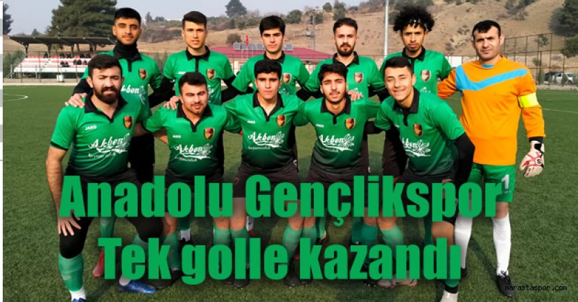 Anadolu Gençlikspor, Kahramanmaraşspor Amatör’ü mağlup etti