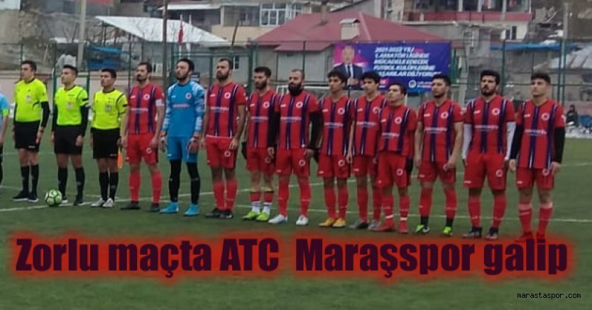 Atc Atletic Maraşspor, Çağlayanceritspor’u mağlup etti