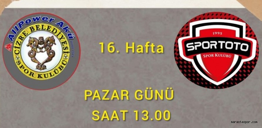 Cizre Belediye – Spor Toto maçı özet