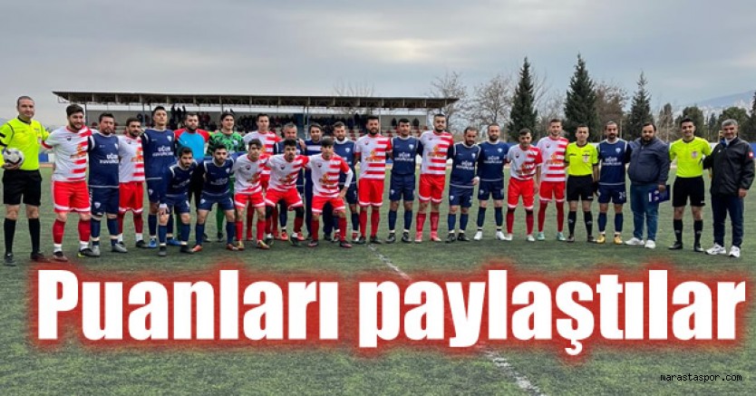 Edelerspor, Göksun Ülküspor ile berabere kaldı