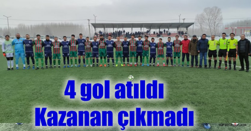 Göksun Ülküspor ile Bertizspor berabere kaldı