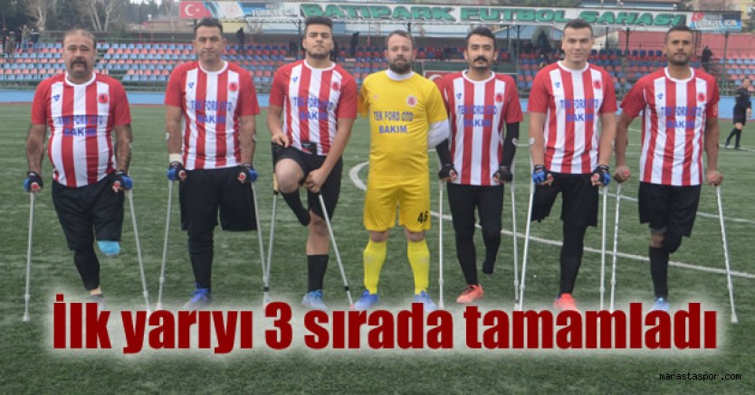 Kahramanmaraş Ampute takımı berabere kaldı