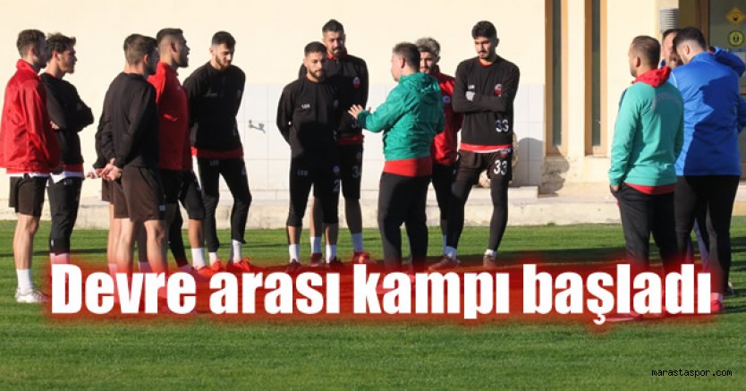 Kahramanmaraşspor’da devre arası kampı başladı
