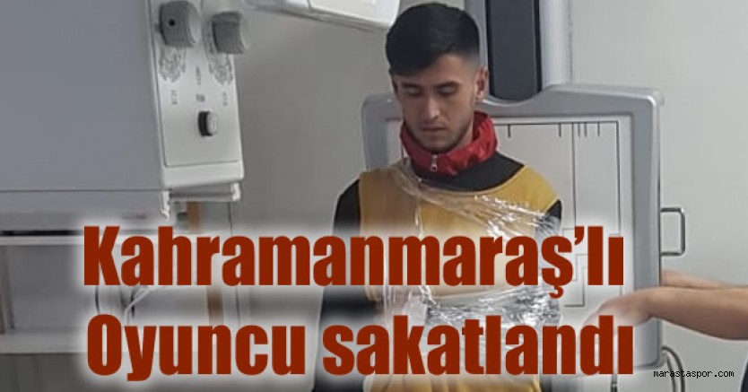 Kahramanmaraşspor’da genç oyuncu Melih Deşir sahalardan 1 ay uzak kalacak