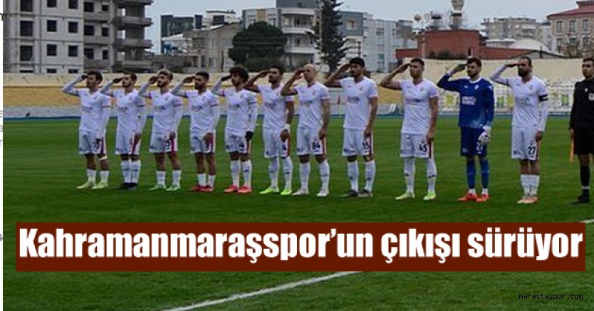 Kahramanmaraşspor, vites yükseltti